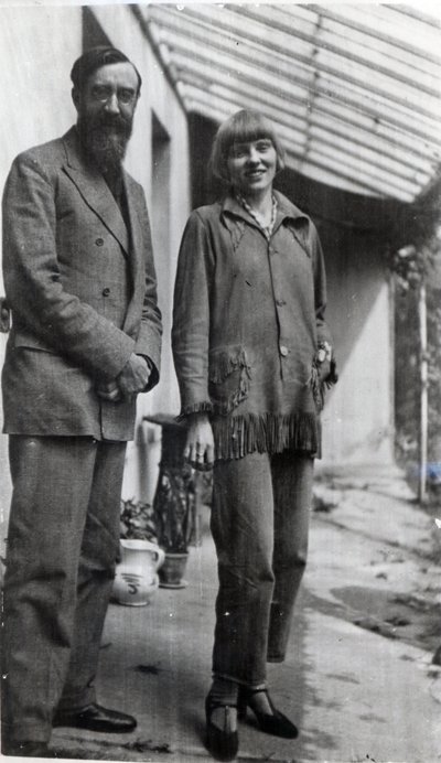 Lytton Strachey e Iris Tree da English Photographer